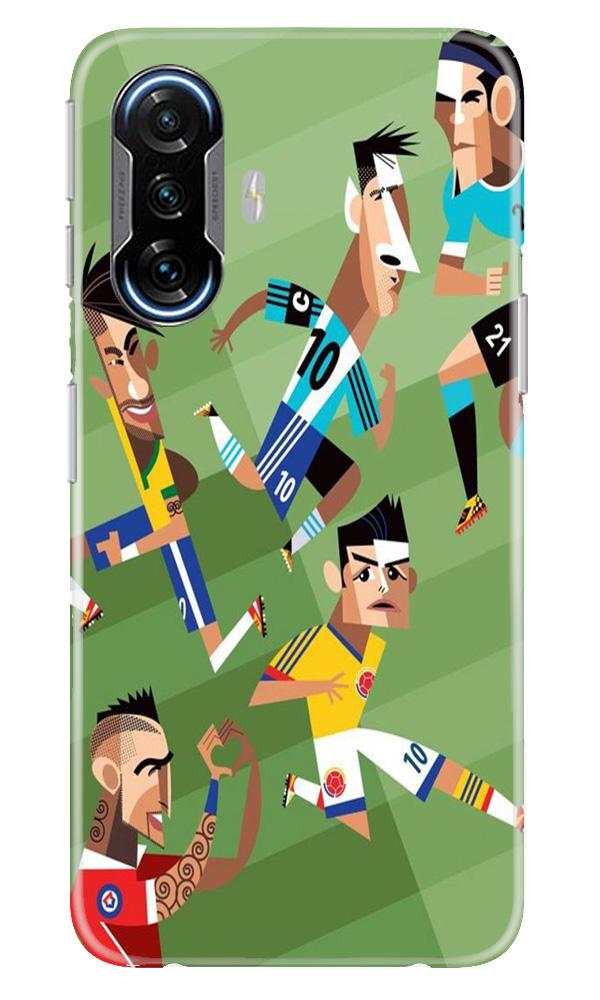 Football Mobile Back Case for Poco F3 GT 5G (Design - 166) Football Case for Poco F3 GT 5G (Design - 166)