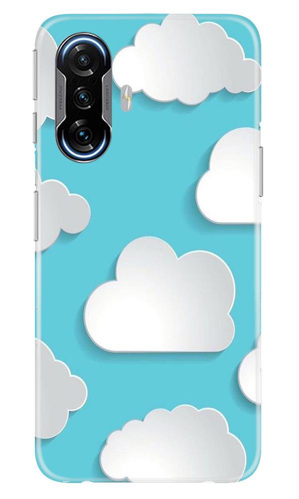 Clouds Mobile Back Case for Poco F3 GT 5G (Design - 210) Clouds Case for Poco F3 GT 5G (Design No. 210)