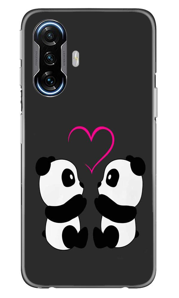 Panda Love Mobile Back Case for Poco F3 GT 5G (Design - 398) Panda Love Mobile Back Case for Poco F3 GT 5G (Design - 398)