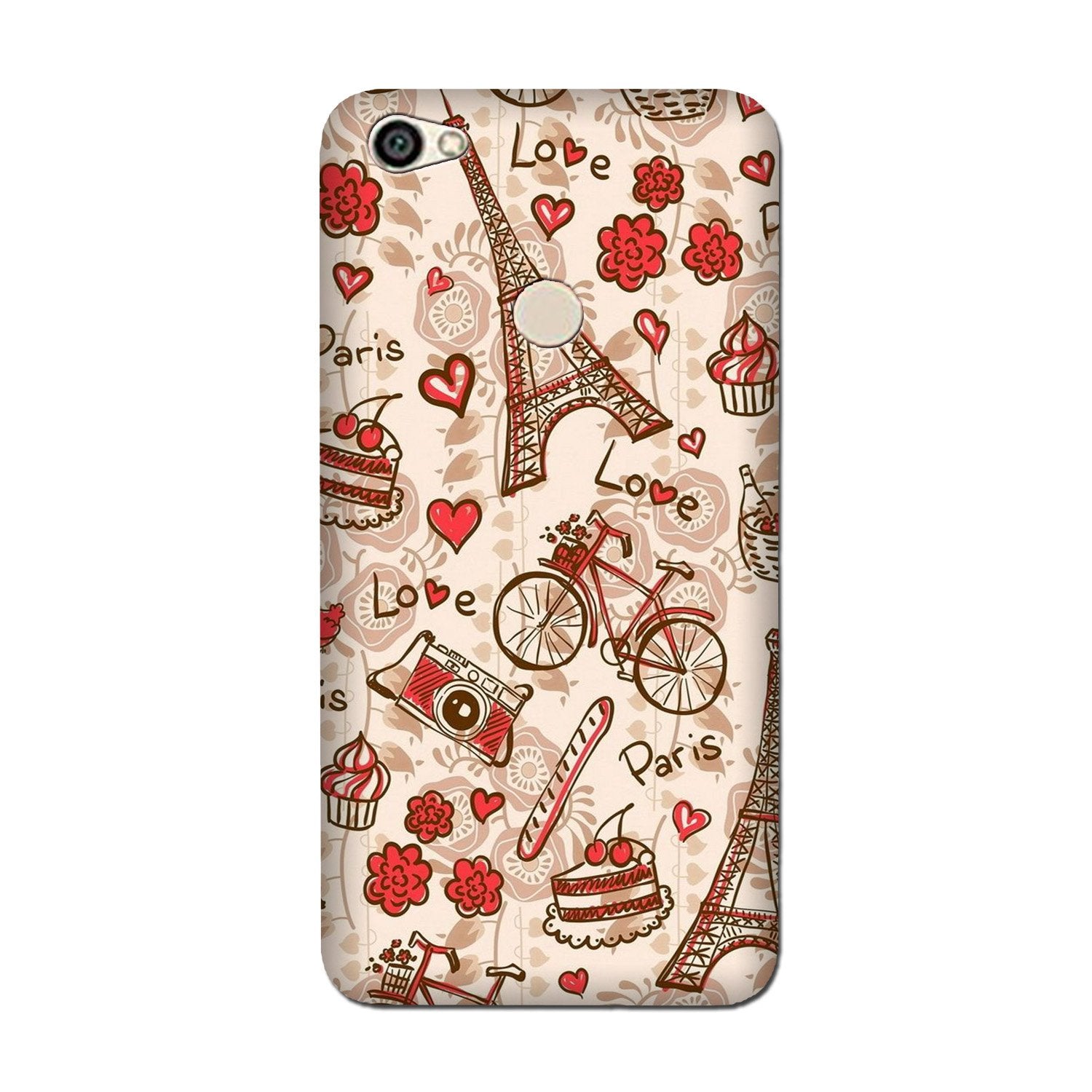 Love Paris Case for Redmi Y1 (Design - 103) Love Paris Case for Redmi Y1 (Design - 103)