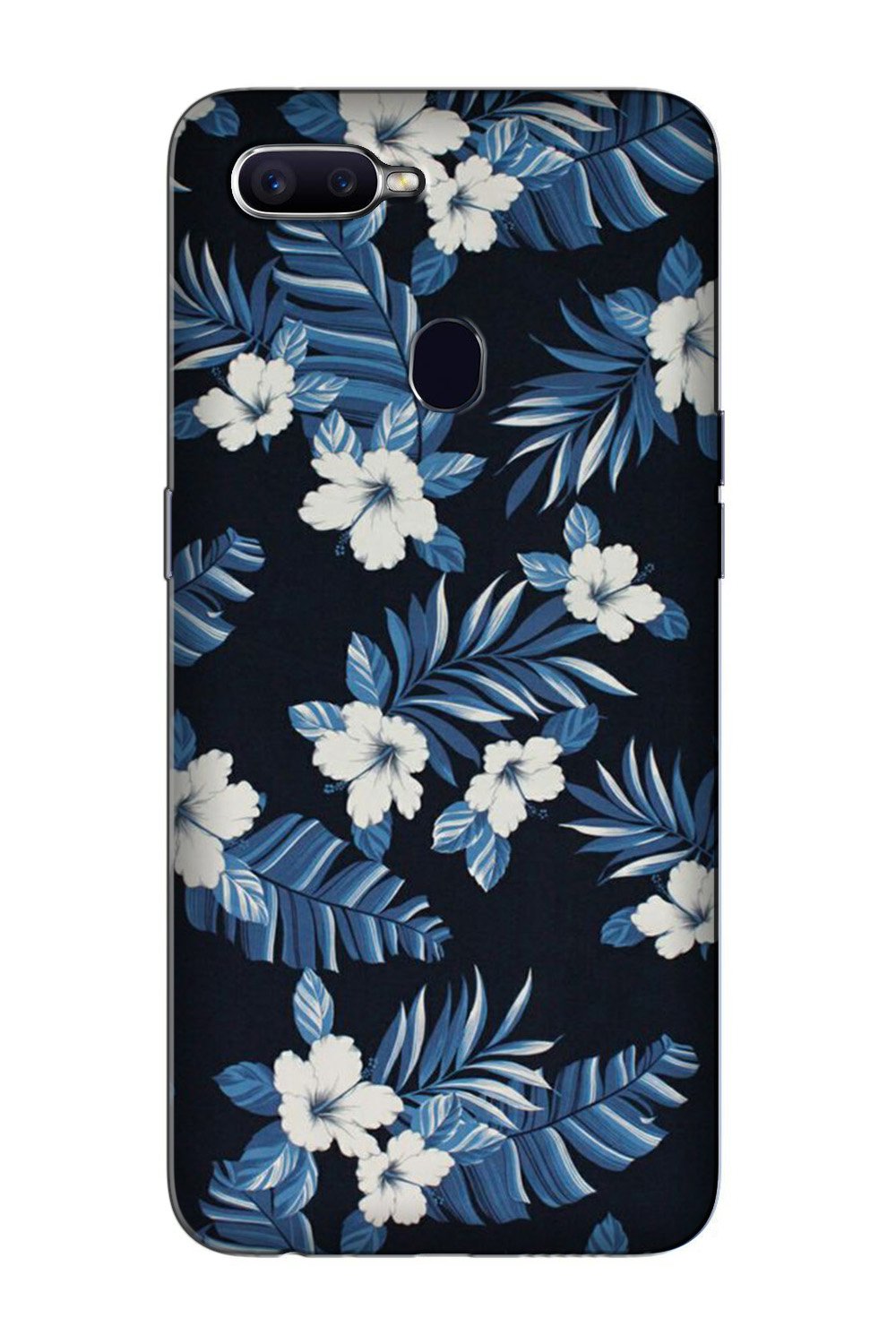 White flowers Blue Background2 Case for Vivo Y83/ Y81 White flowers Blue Background2 Case for Vivo Y83/ Y81