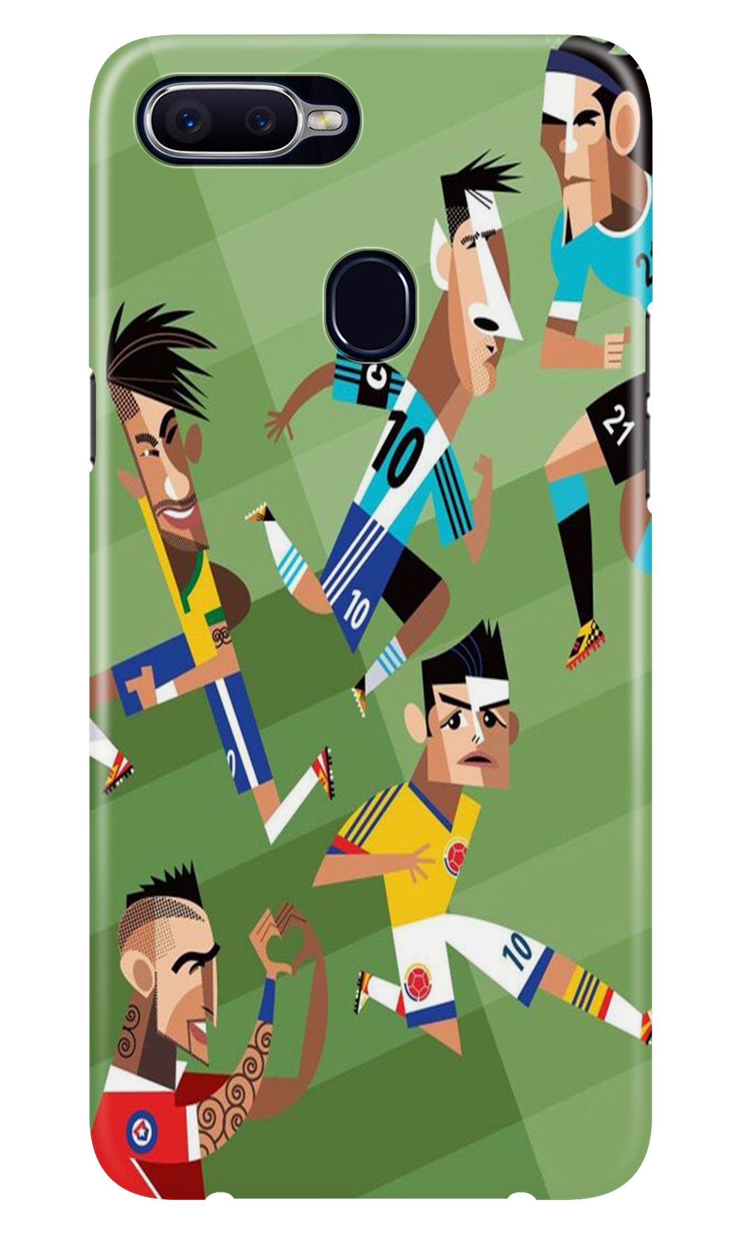 Football Case for Oppo F9 (Design - 166) Football Case for Oppo F9 (Design - 166)