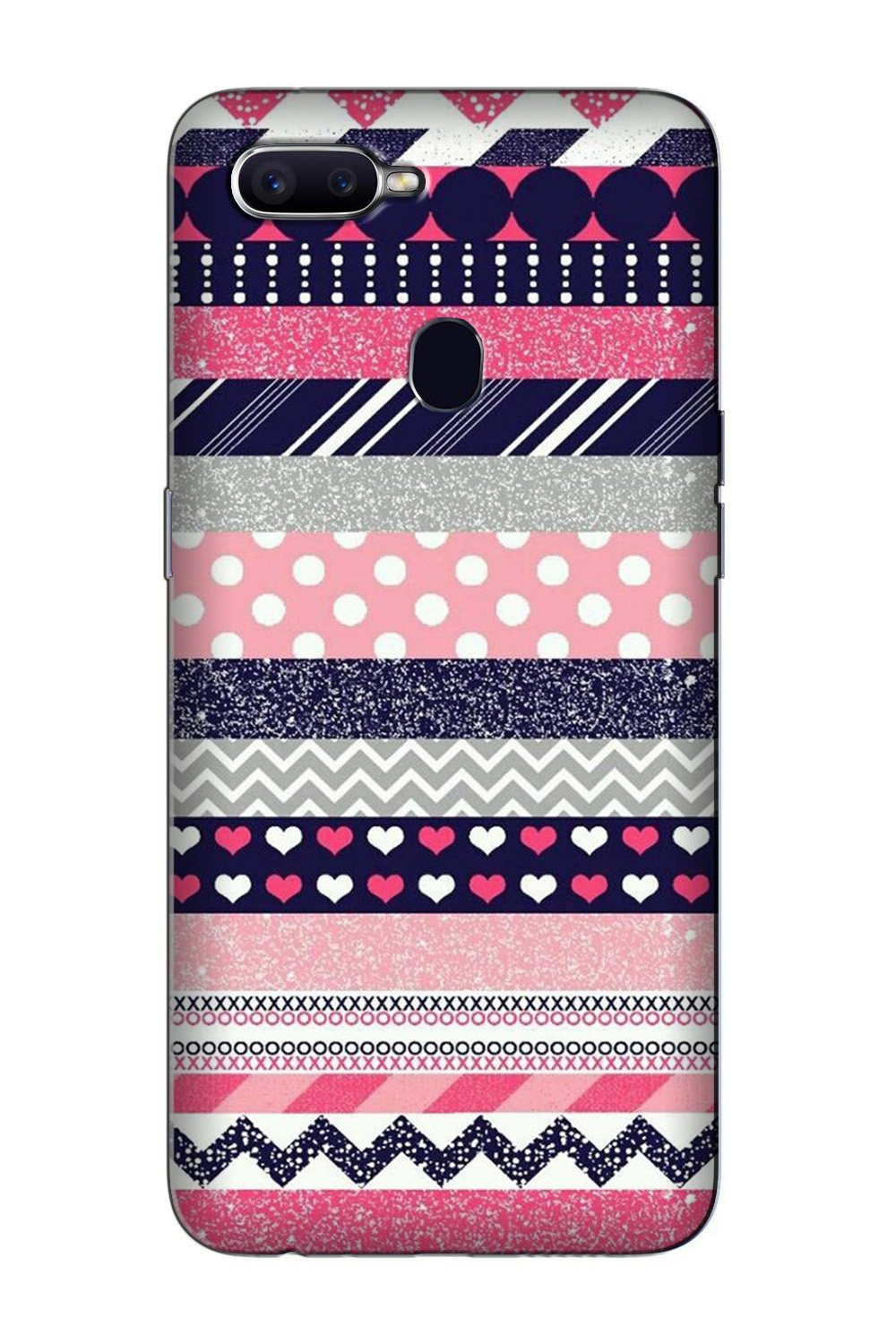 Pattern3 Mobile Back Case for Oppo A12 (Design - 90) Pattern3 Case for Oppo A12