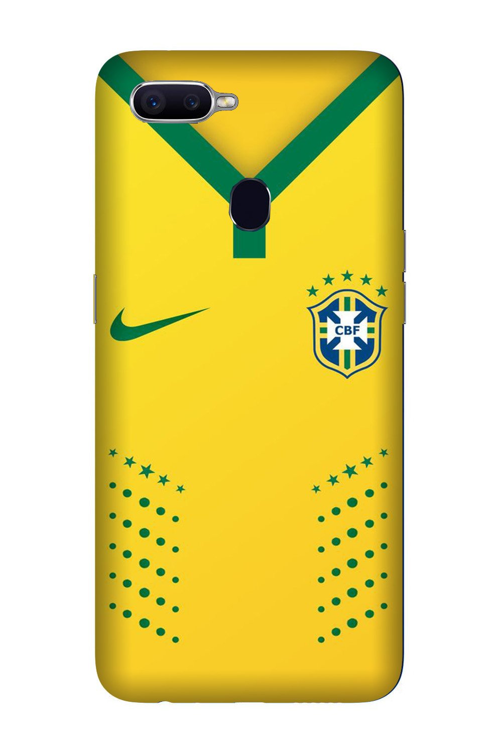 Brazil Mobile Back Case for Oppo A12 (Design - 176) Brazil Case for Oppo A12 (Design - 176)