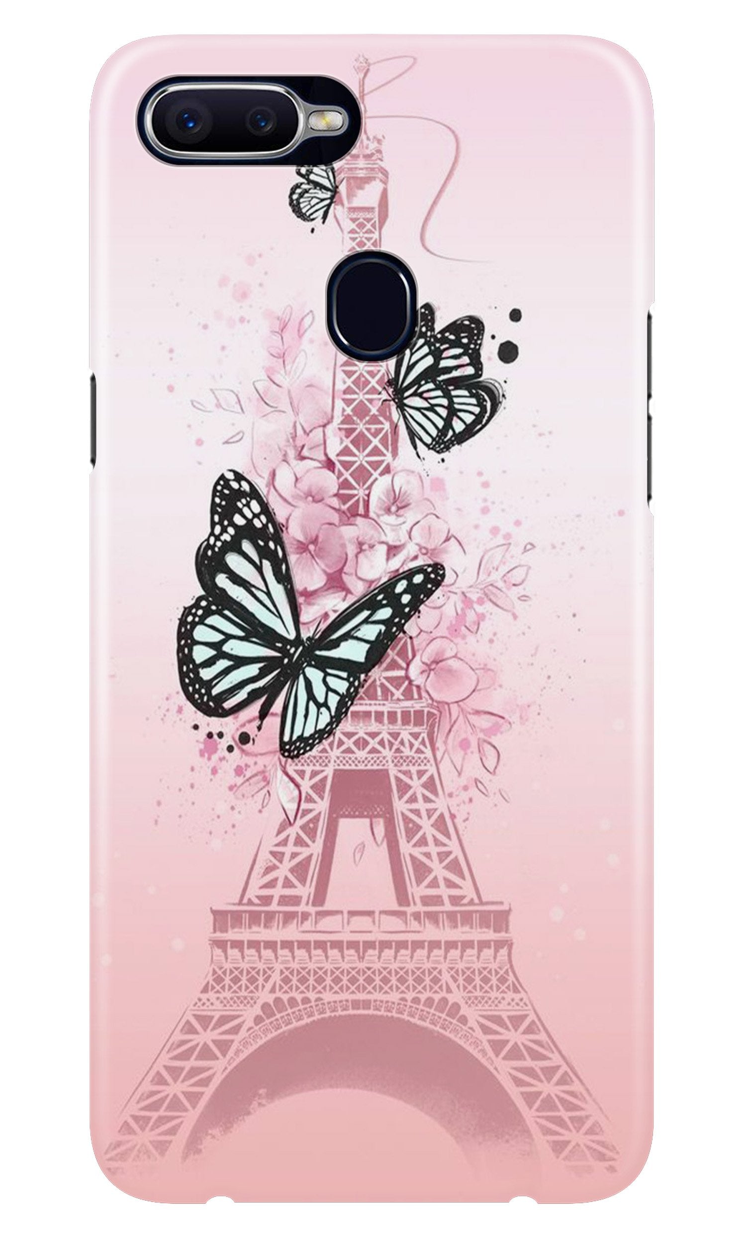 Eiffel Tower Mobile Back Case for Oppo A12 (Design - 211) Eiffel Tower Case for Oppo A12 (Design No. 211)