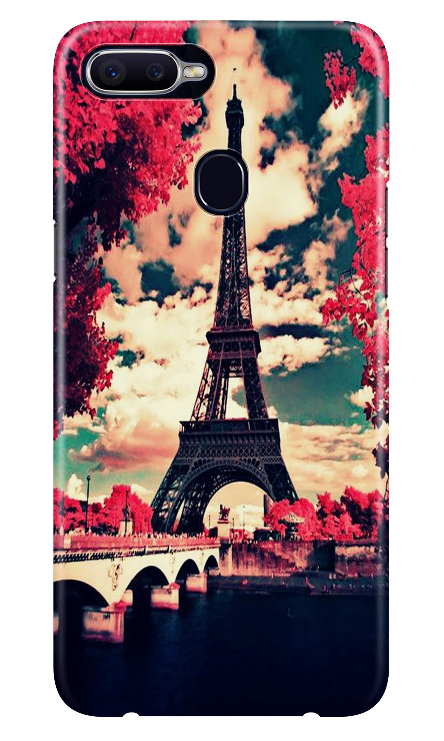 Eiffel Tower Mobile Back Case for Oppo A12 (Design - 212) Eiffel Tower Case for Oppo A12 (Design No. 212)
