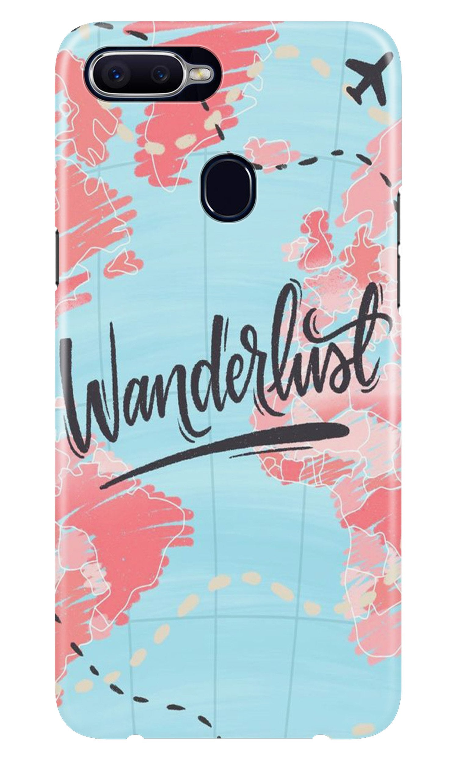 Wonderlust Travel Case for Oppo A7 (Design No. 223) Wonderlust Travel Case for Oppo A7 (Design No. 223)