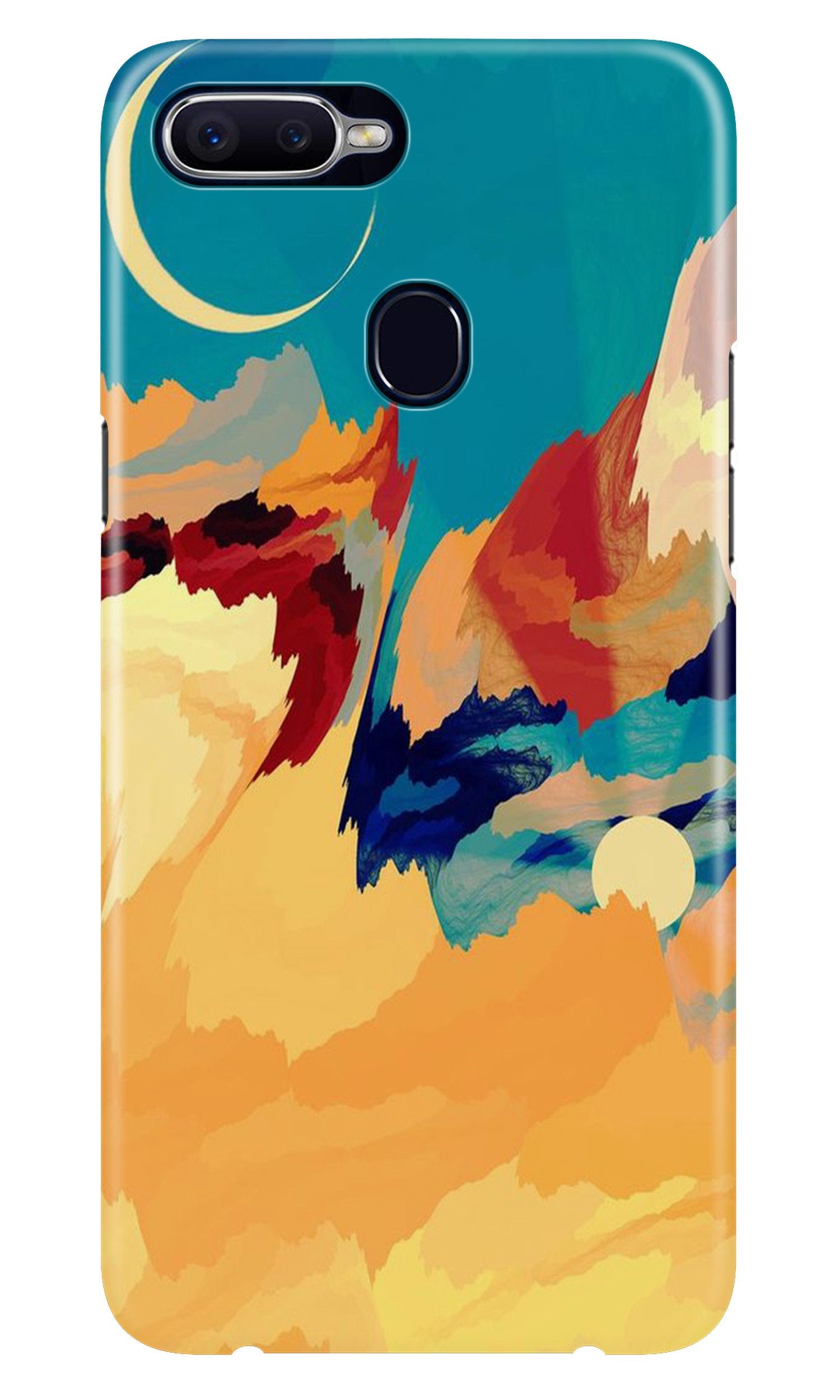 Modern Art Mobile Back Case for Oppo A12 (Design - 236) Modern Art Case for Oppo A12 (Design No. 236)