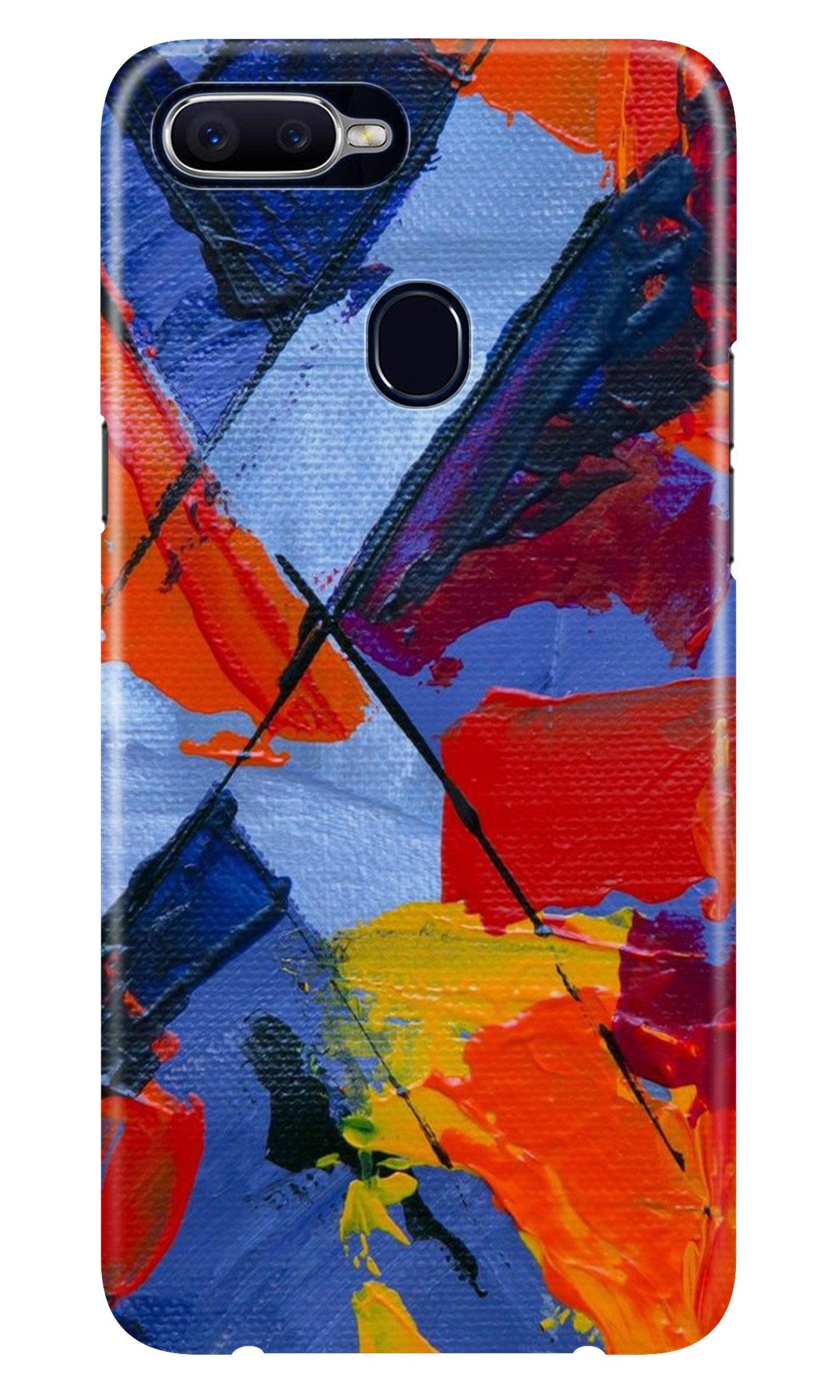 Modern Art Mobile Back Case for Oppo A12 (Design - 240) Modern Art Case for Oppo A12 (Design No. 240)