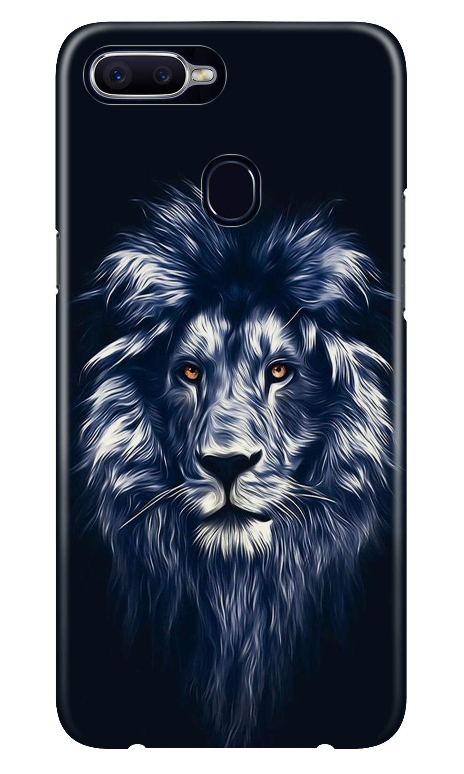 Lion Mobile Back Case for Oppo A12 (Design - 281) Lion Case for Oppo A12 (Design No. 281)