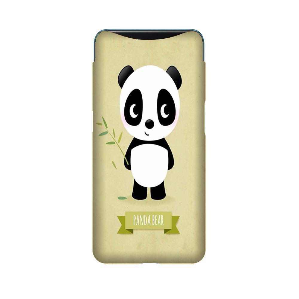 Panda Bear Mobile Back Case for Oppo Find X (Design - 317) Panda Bear Mobile Back Case for Oppo Find X (Design - 317)