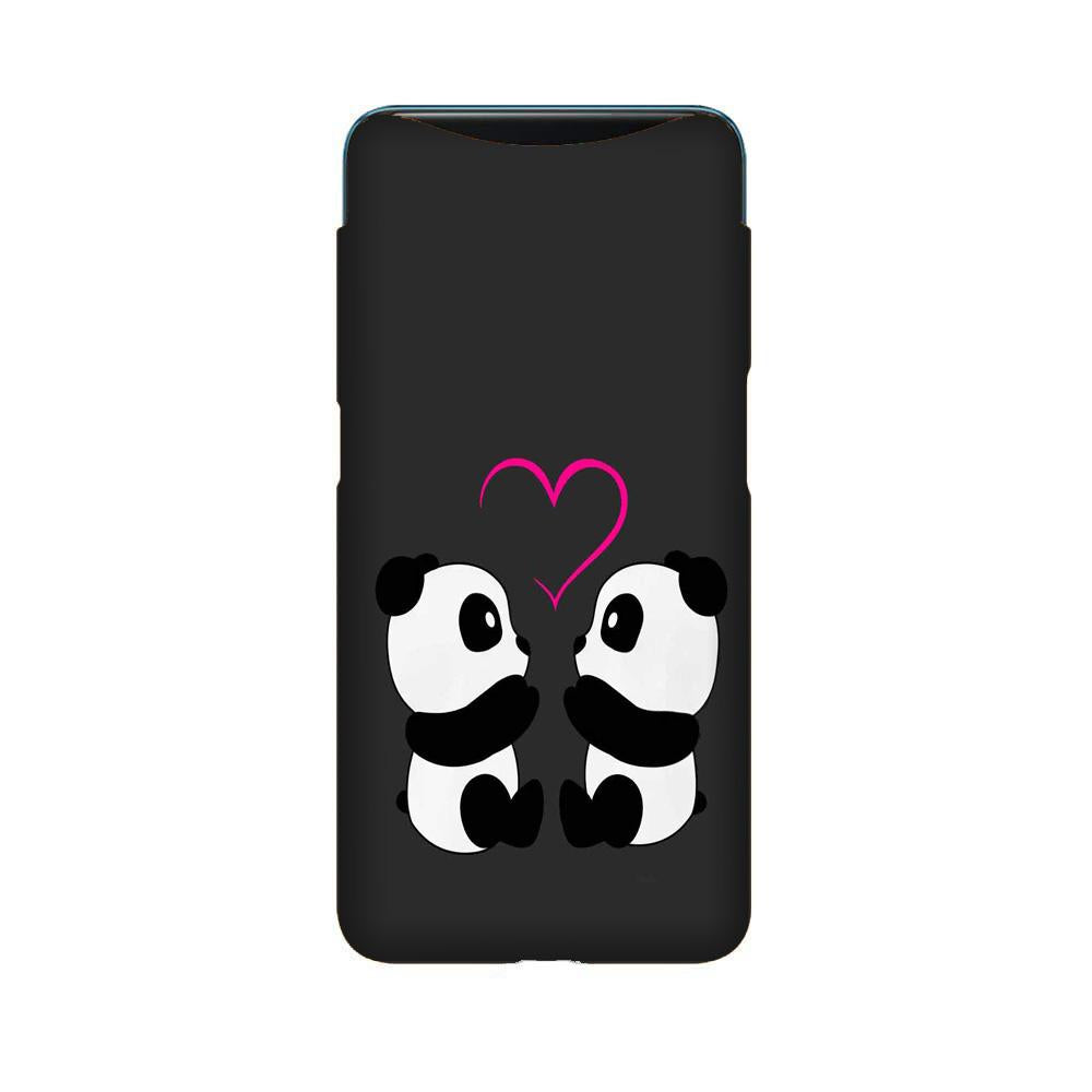 Panda Love Mobile Back Case for Oppo Find X (Design - 398) Panda Love Mobile Back Case for Oppo Find X (Design - 398)