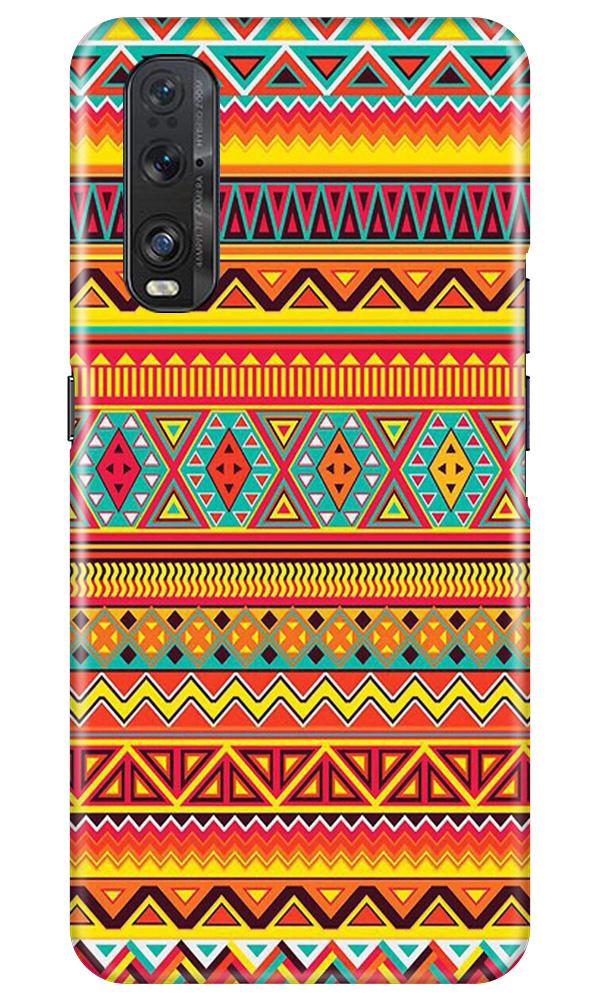 Zigzag line pattern Mobile Back Case for Oppo Find X2 (Design - 4) Zigzag line pattern Case for Oppo Find X2