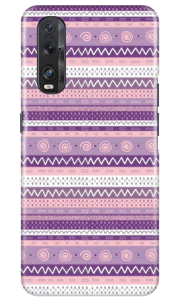 Zigzag line pattern3 Mobile Back Case for Oppo Find X2 (Design - 11) Zigzag line pattern3 Case for Oppo Find X2