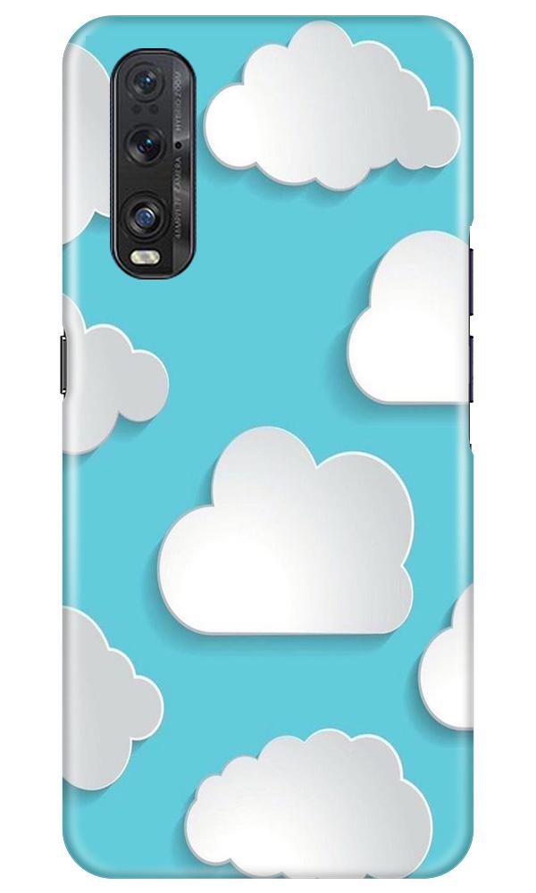 Clouds Mobile Back Case for Oppo Find X2 (Design - 210) Clouds Case for Oppo Find X2 (Design No. 210)