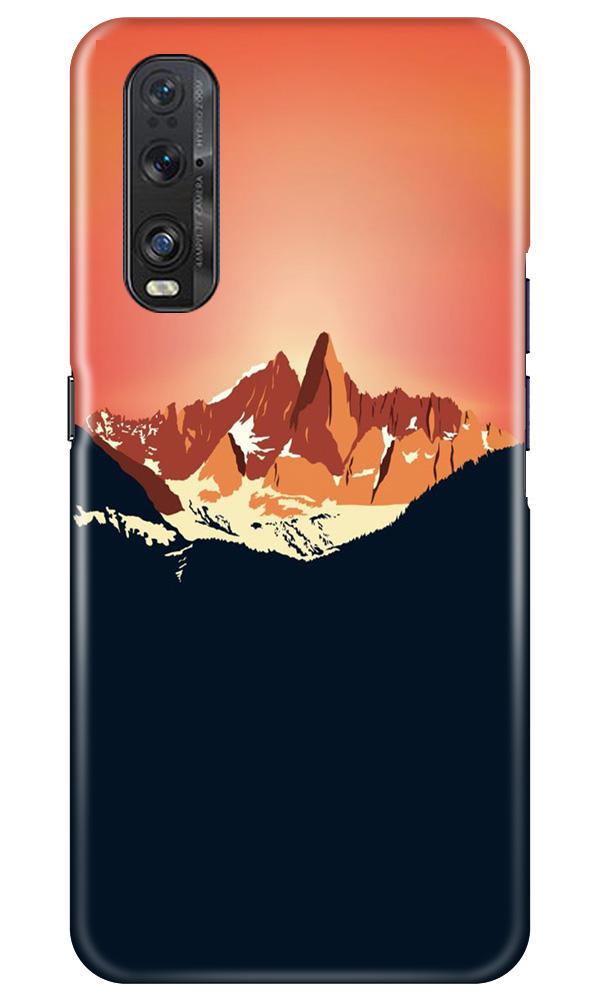 Mountains Mobile Back Case for Oppo Find X2 (Design - 227) Mountains Case for Oppo Find X2 (Design No. 227)