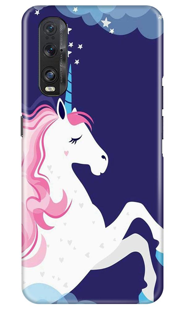 Unicorn Mobile Back Case for Oppo Find X2 (Design - 365) Unicorn Mobile Back Case for Oppo Find X2 (Design - 365)