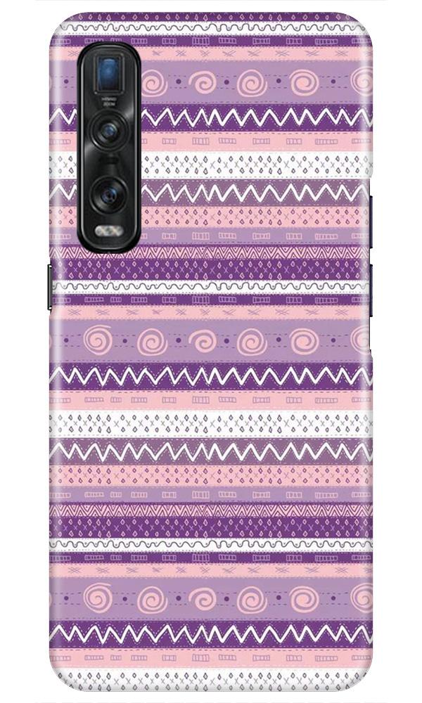 Zigzag line pattern3 Mobile Back Case for Oppo Find X2 Pro (Design - 11) Zigzag line pattern3 Case for Oppo Find X2 Pro