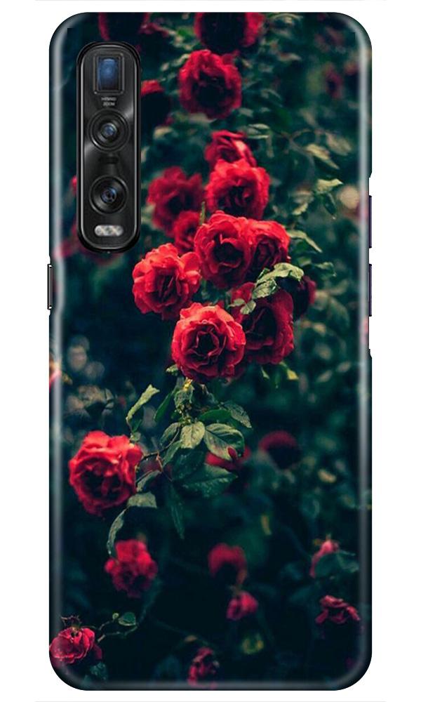 Red Rose Mobile Back Case for Oppo Find X2 Pro (Design - 66) Red Rose Case for Oppo Find X2 Pro