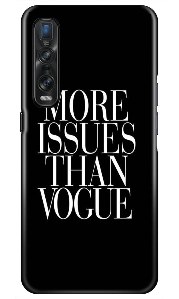 More Issues than Vague Mobile Back Case for Oppo Find X2 Pro (Design - 74) More Issues than Vague Case for Oppo Find X2 Pro
