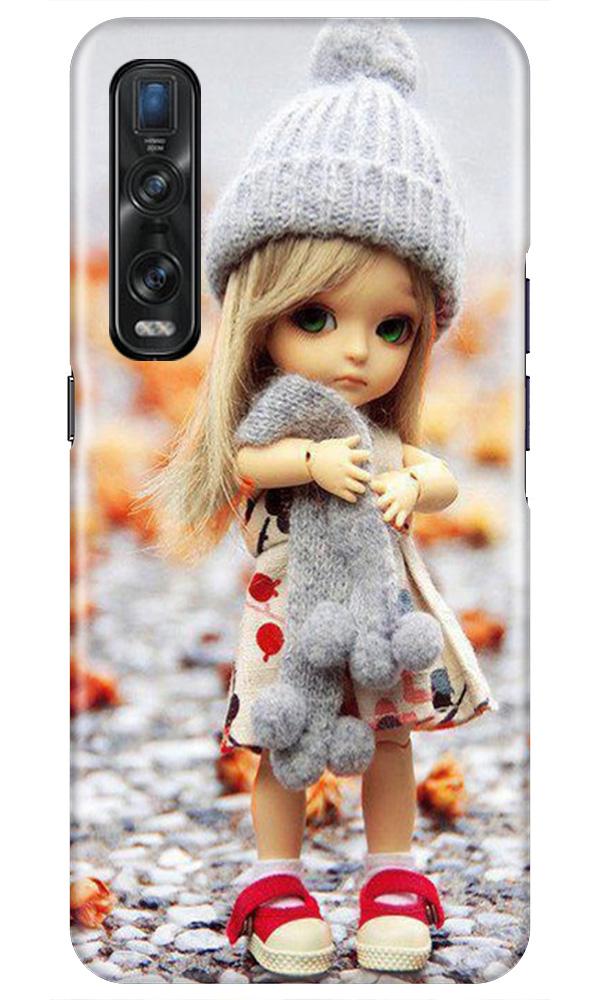 Cute Doll Mobile Back Case for Oppo Find X2 Pro (Design - 93) Cute Doll Case for Oppo Find X2 Pro