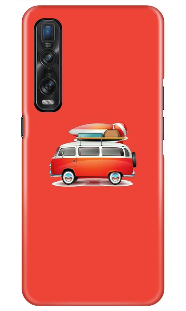 Travel Bus Mobile Back Case for Oppo Find X2 Pro (Design - 258) Travel Bus Case for Oppo Find X2 Pro (Design No. 258)