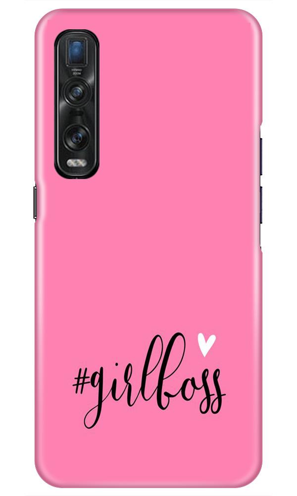 Girl Boss Pink Mobile Back Case for Oppo Find X2 Pro (Design - 269) Girl Boss Pink Case for Oppo Find X2 Pro (Design No. 269)