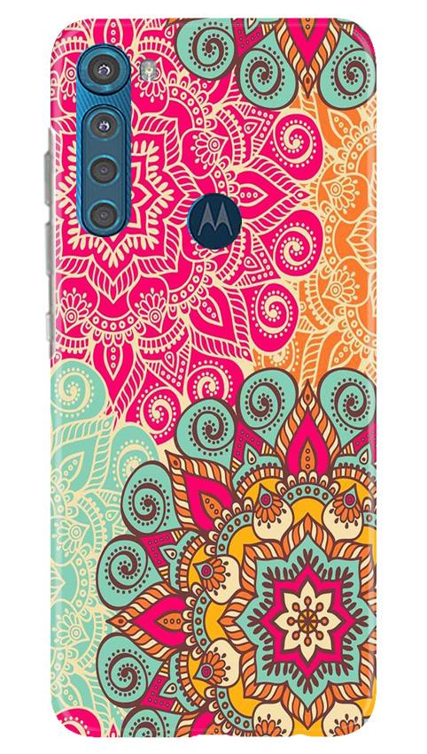 Rangoli art2 Mobile Back Case for Moto One Fusion Plus (Design - 29) Rangoli art2 Case for Moto One Fusion Plus