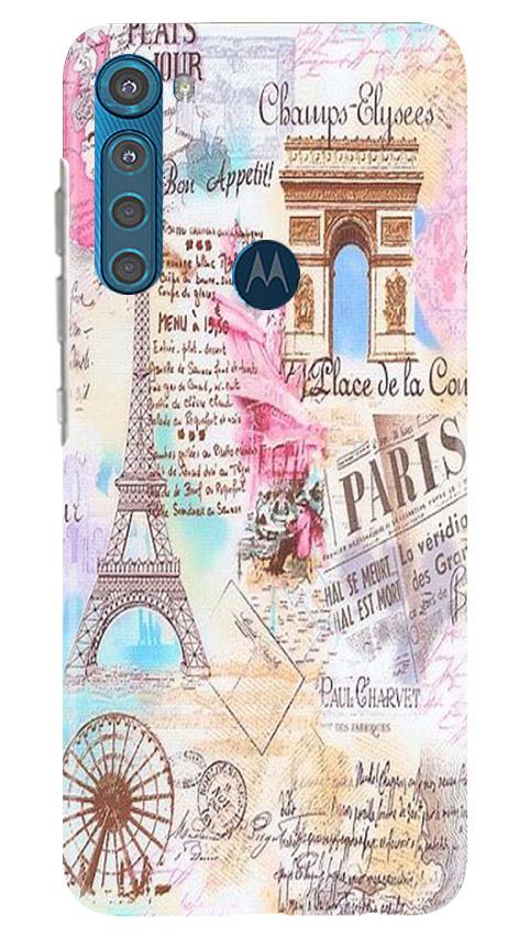 Paris Eiftel Tower Mobile Back Case for Moto One Fusion Plus (Design - 54) Paris Eiftel Tower Case for Moto One Fusion Plus