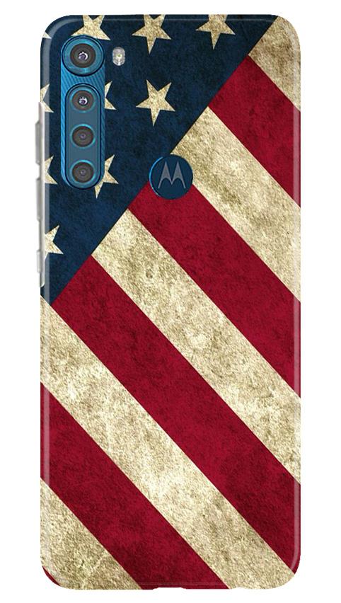 America Mobile Back Case for Moto One Fusion Plus (Design - 79) America Case for Moto One Fusion Plus