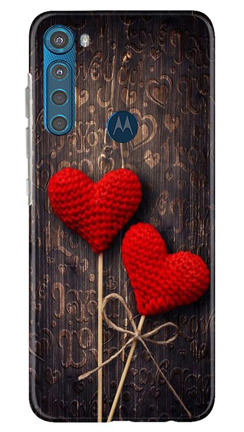 Red Hearts Mobile Back Case for Moto One Fusion Plus (Design - 80) Red Hearts Case for Moto One Fusion Plus