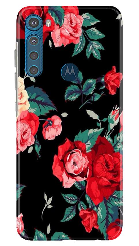 Red Rose2 Mobile Back Case for Moto One Fusion Plus (Design - 81) Red Rose2 Case for Moto One Fusion Plus