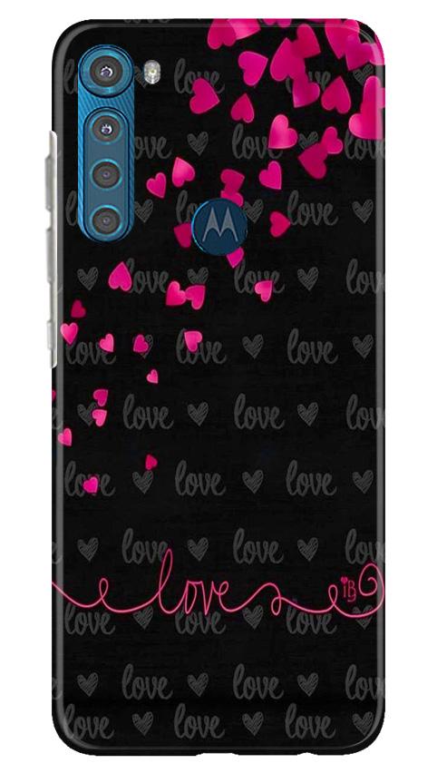 Love in Air Mobile Back Case for Moto One Fusion Plus (Design - 89) Love in Air Case for Moto One Fusion Plus