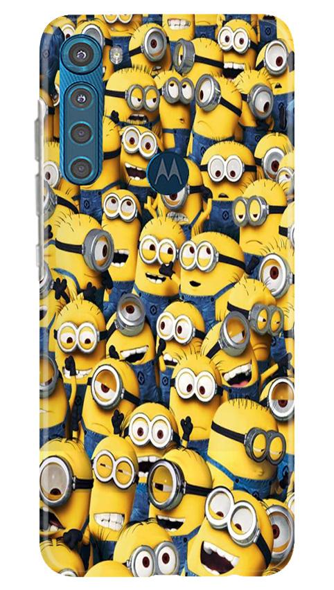 Minions Mobile Back Case for Moto One Fusion Plus (Design - 126) Minions Case for Moto One Fusion Plus (Design - 126)