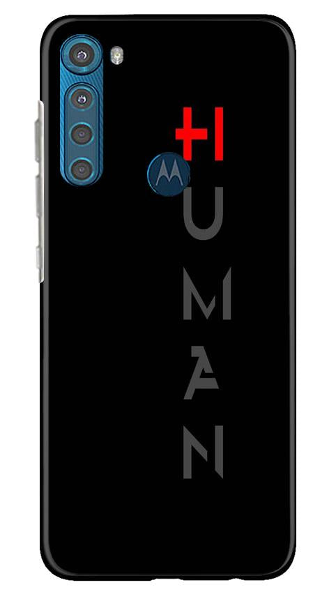 Human Mobile Back Case for Moto One Fusion Plus (Design - 141) Human Case for Moto One Fusion Plus (Design - 141)