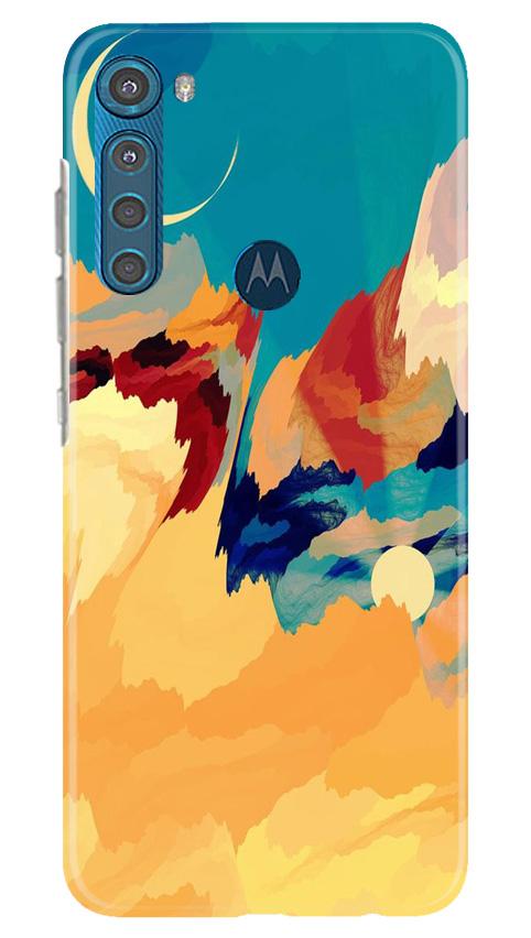 Modern Art Mobile Back Case for Moto One Fusion Plus (Design - 236) Modern Art Case for Moto One Fusion Plus (Design No. 236)