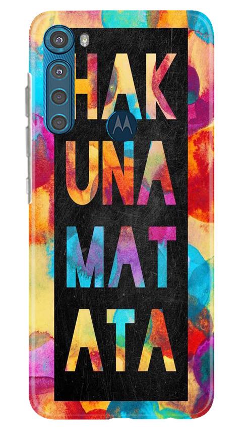 Hakuna Matata Mobile Back Case for Moto One Fusion Plus (Design - 323) Hakuna Matata Mobile Back Case for Moto One Fusion Plus (Design - 323)