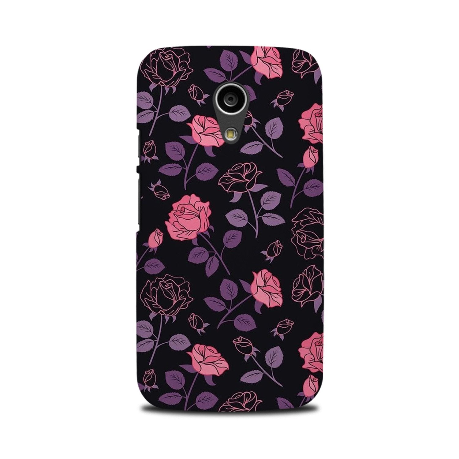 Rose Black Background Case for Moto G2 Rose Black Background Case for Moto G2