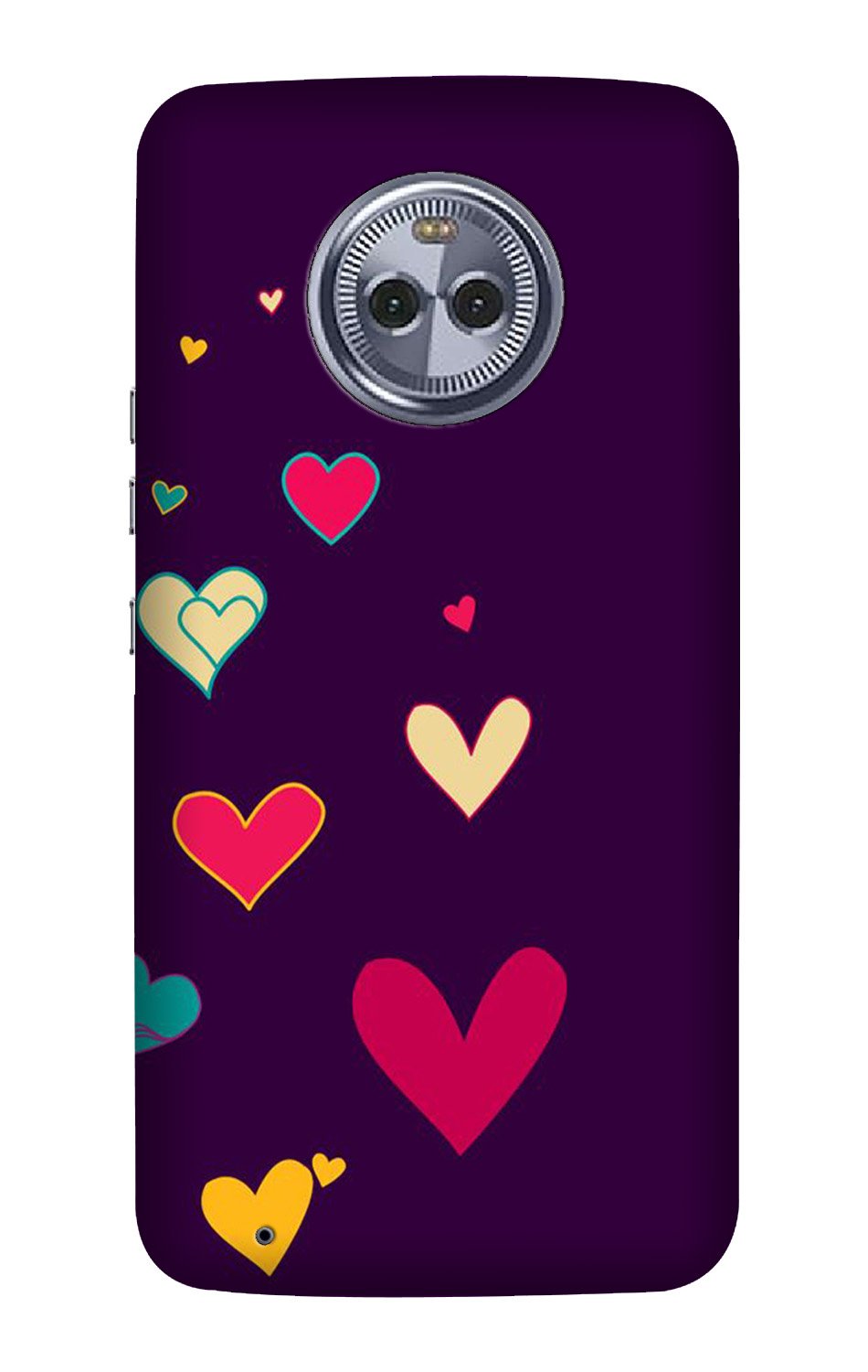 Purple Background Case for Moto X4 (Design - 107) Purple Background Case for Moto X4 (Design - 107)