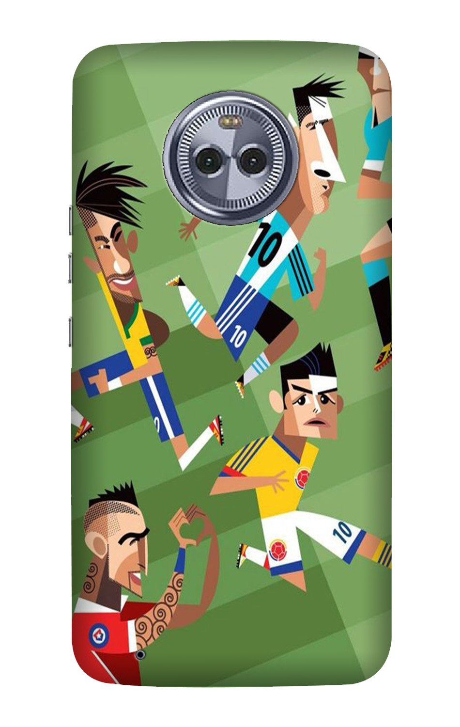 Football Case for Moto G6 (Design - 166) Football Case for Moto G6 (Design - 166)