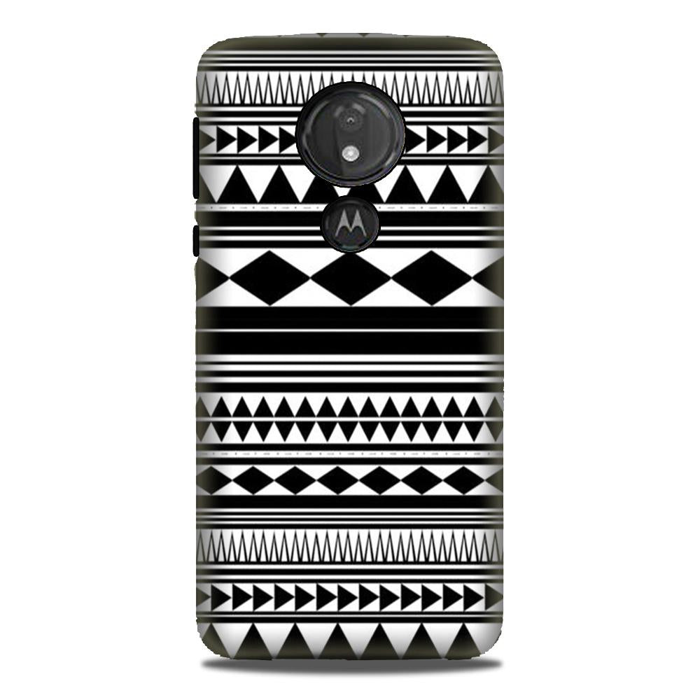 Black white Pattern Mobile Back Case for G7power (Design - 5) Black white Pattern Case for G7power