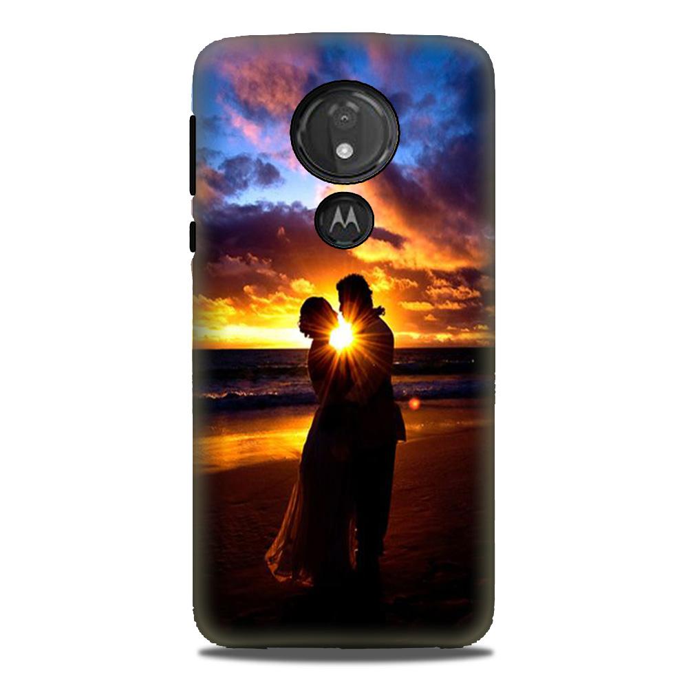 Couple Sea shore Mobile Back Case for G7power (Design - 13) Couple Sea shore Case for G7power