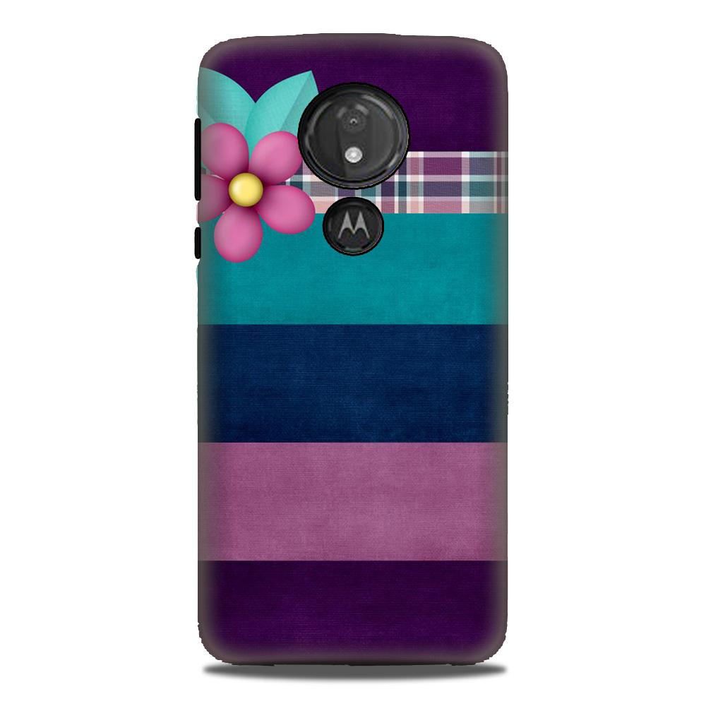Purple Blue Mobile Back Case for G7power (Design - 37) Purple Blue Case for G7power
