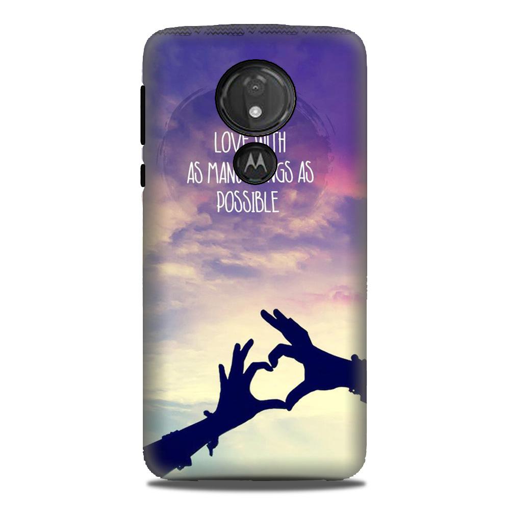 Fall in love Mobile Back Case for G7power (Design - 50) Fall in love Case for G7power
