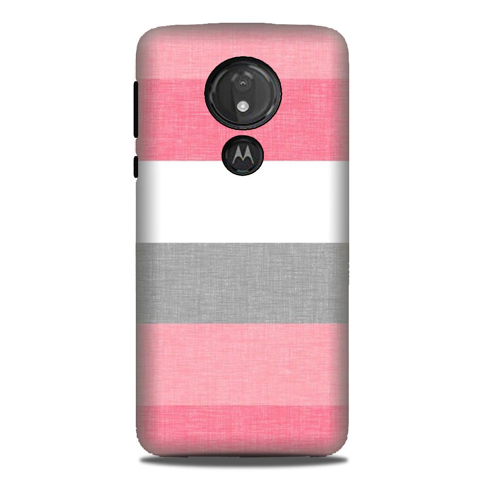Pink white pattern Mobile Back Case for G7power (Design - 55) Pink white pattern Case for G7power