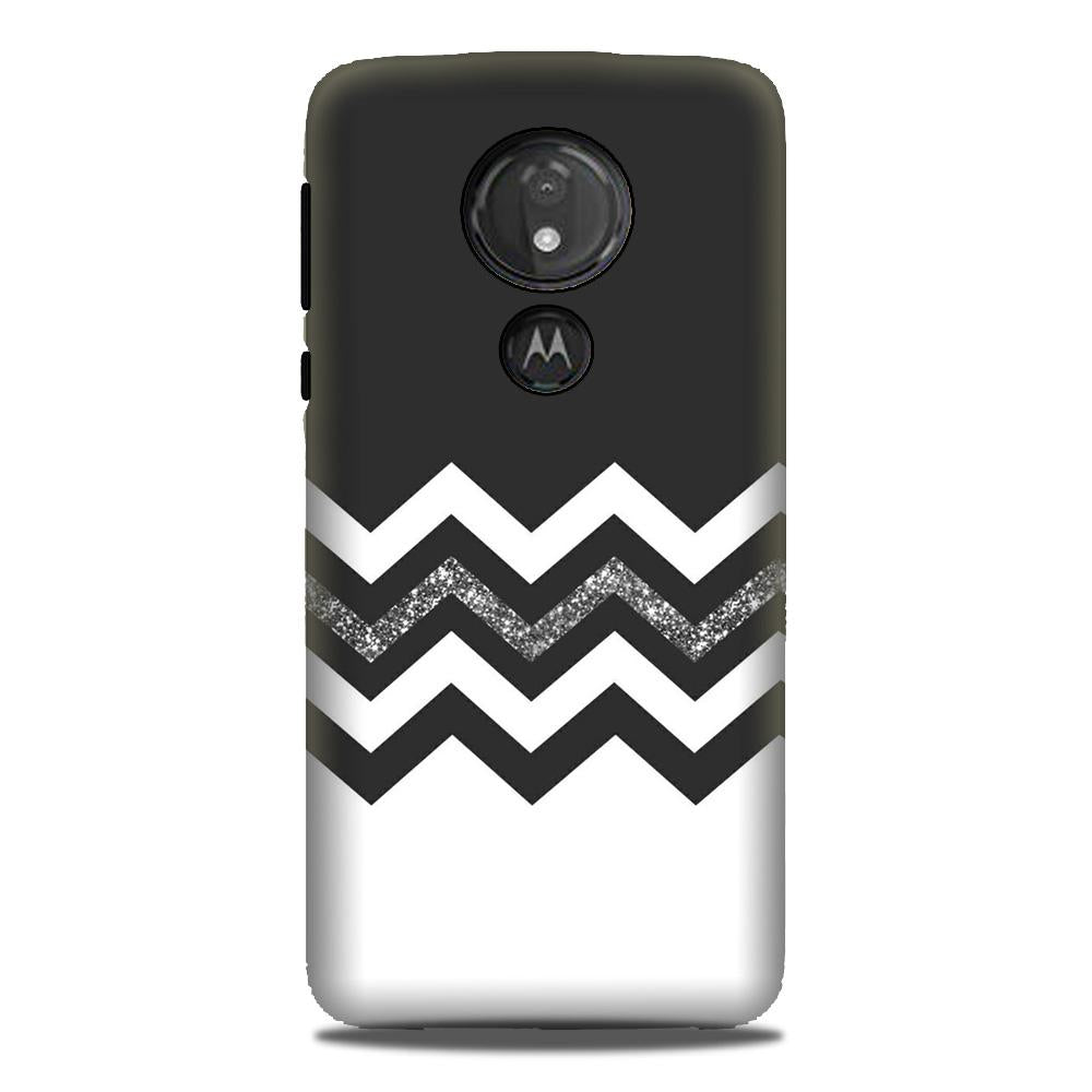 Black white Pattern2Mobile Back Case for G7power (Design - 83) Black white Pattern2Case for G7power