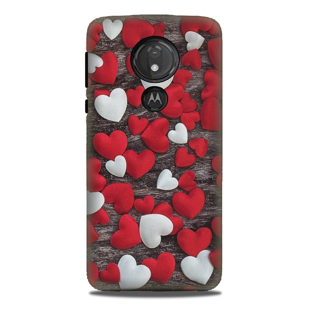 Red White Hearts Mobile Back Case for G7power (Design - 105) Red White Hearts Case for G7power (Design - 105)
