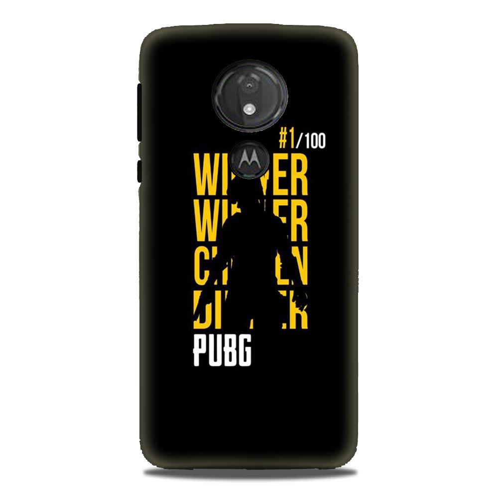 Pubg Winner Winner Mobile Back Case for G7power (Design - 177) Pubg Winner Winner Case for G7power (Design - 177)