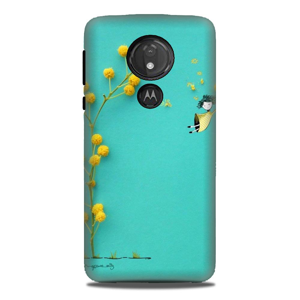 Flowers Girl Mobile Back Case for G7power (Design - 216) Flowers Girl Case for G7power (Design No. 216)