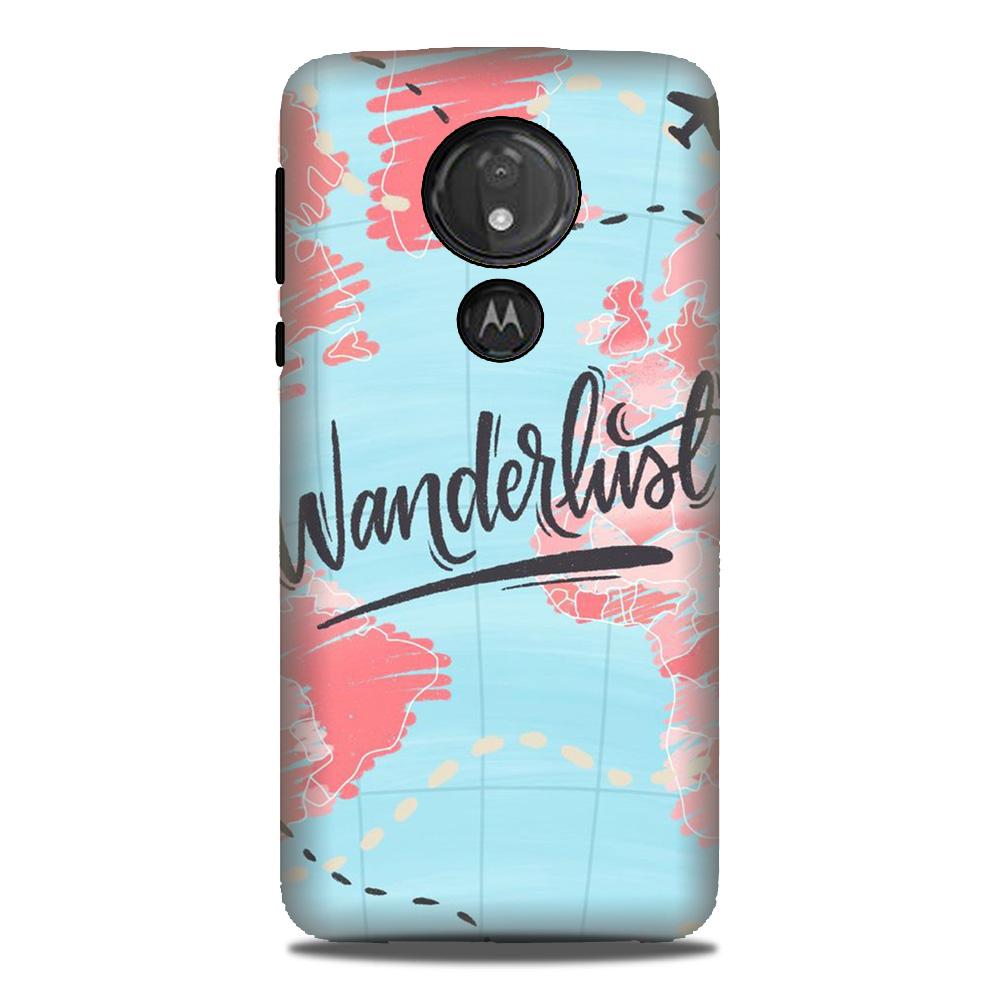 Wonderlust Travel Mobile Back Case for G7power (Design - 223) Wonderlust Travel Case for G7power (Design No. 223)